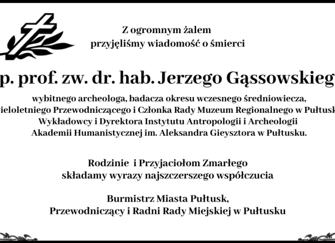 kondolencje Gąssowski