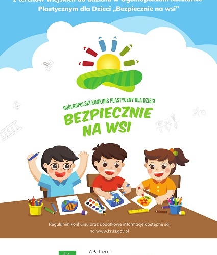 plakat KRUS konkurs dla dzieci