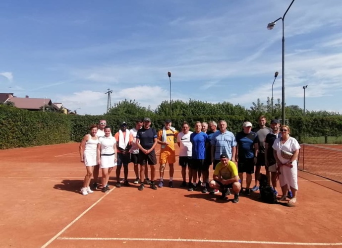 Turniej tenisa - uczestnicy 15 sierpnia