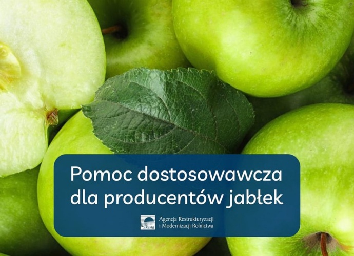 Pomoc dla producentów jabłek (baner)