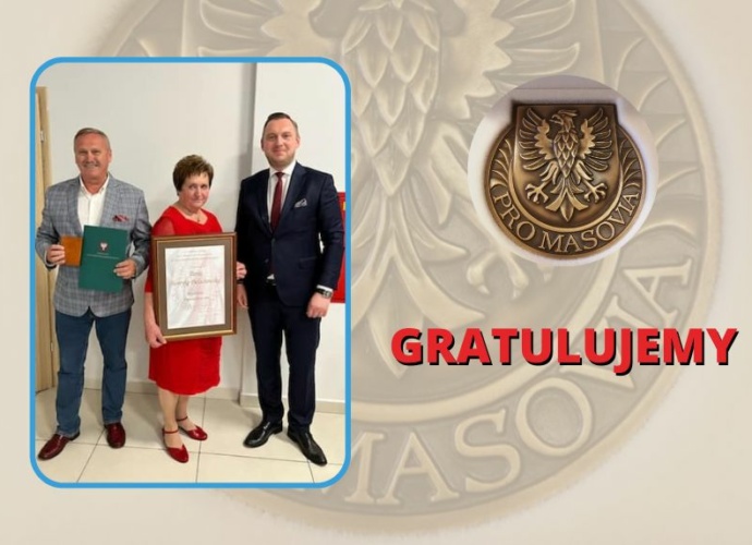 Medal Pro Masovia dla Pani Henryki Pielachowskiej - Sołtysa Grabówca