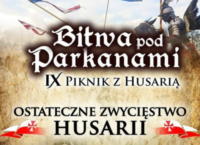Bitwa pod Parkanami w ramach IX Pikniku z Husarią (baner) 1