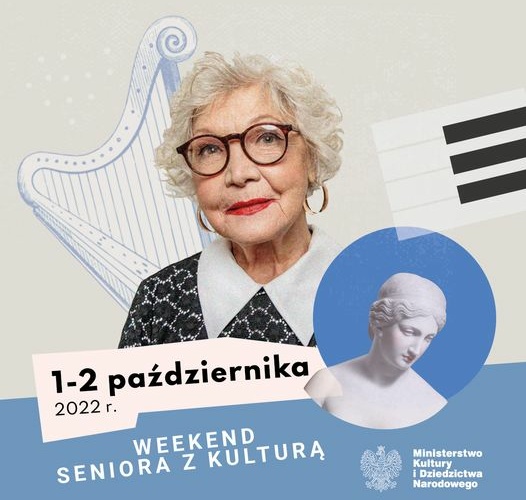 Plakat "Weekend Seniora z Kulturą"