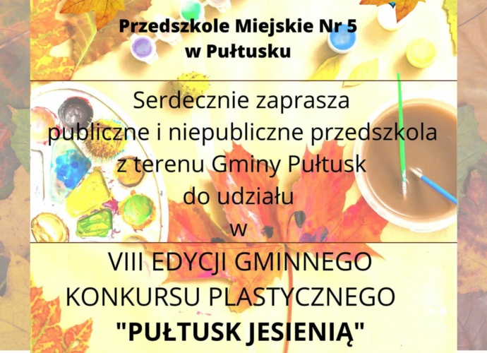 Konkurs plastyczny "Pułtusk jesienią" (plakat) 2