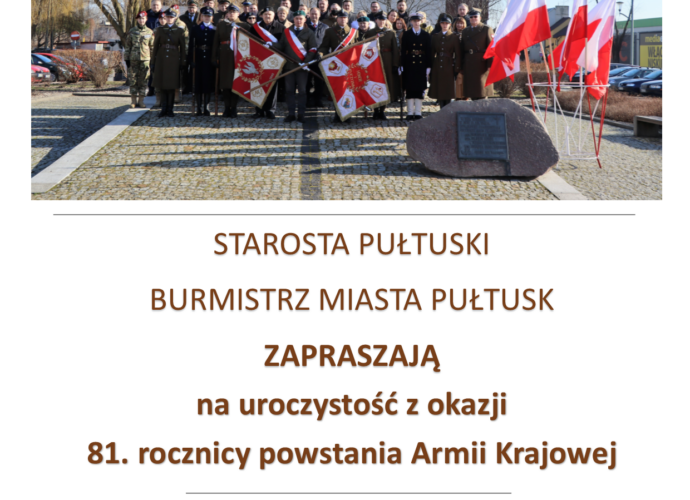 81. rocznica powstania AK_plakat