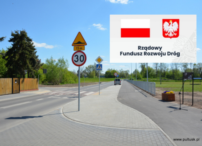 Budowa drogi łączącej ulicę Wyszkowską z ulicą Sukienniczą wraz ze skrzyżowaniem z ulicą Sukienniczą w Pułtusku 1