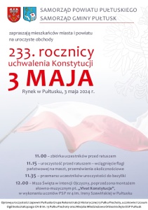 Uroczyste obchody 233. rocznicy uchwalenia Konstytucji 3 Maja