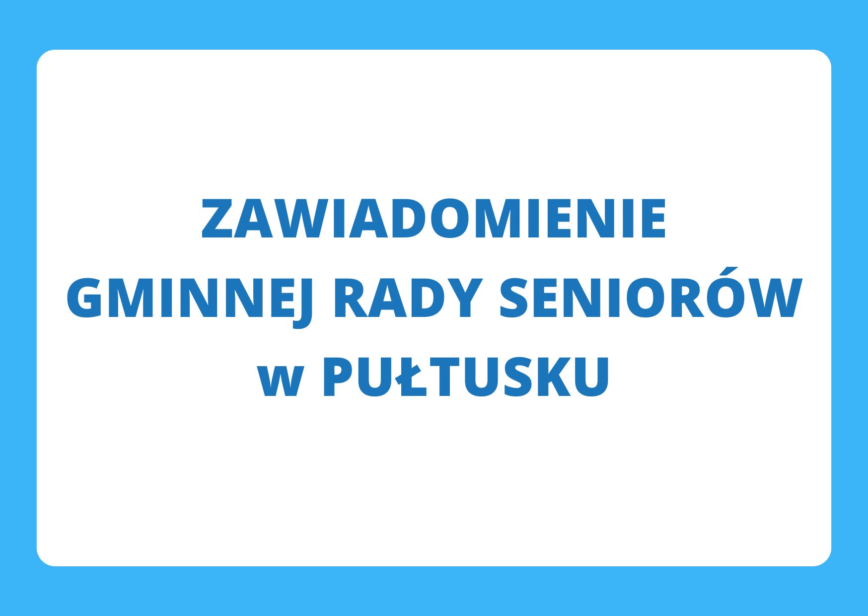 ZAWIADOMIENIE