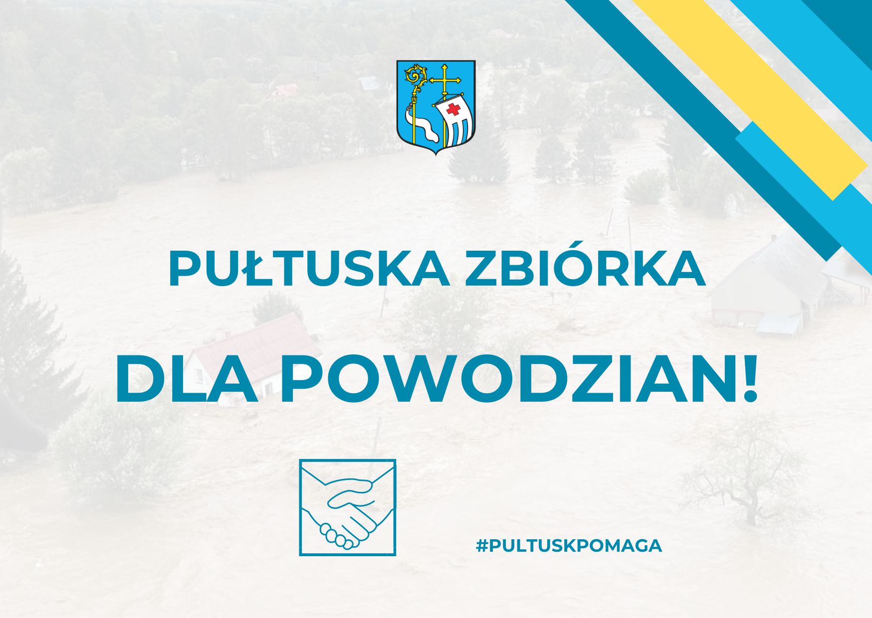 PUŁTUSKA ZBIÓRKA DLA POWODZIAN! # PULTUSKPOMAGA (BANER)
