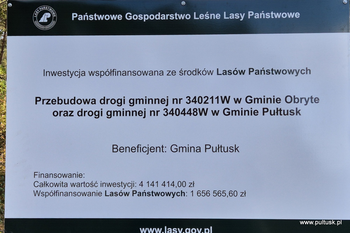 Odbiór końcowy zadania dot. przebudowy drogi do miejscowości Ponikiew