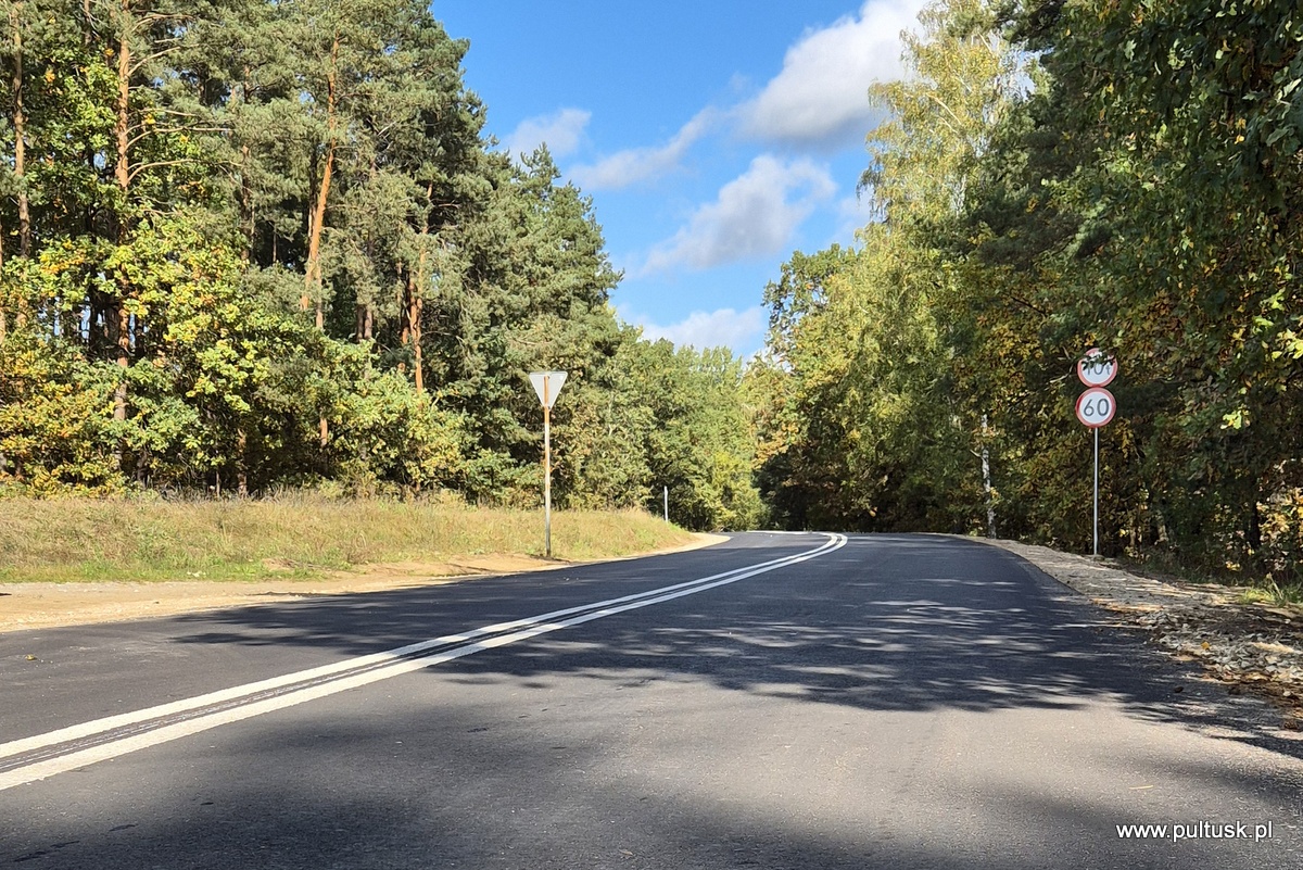Odbiór końcowy zadania dot. przebudowy drogi do miejscowości Ponikiew