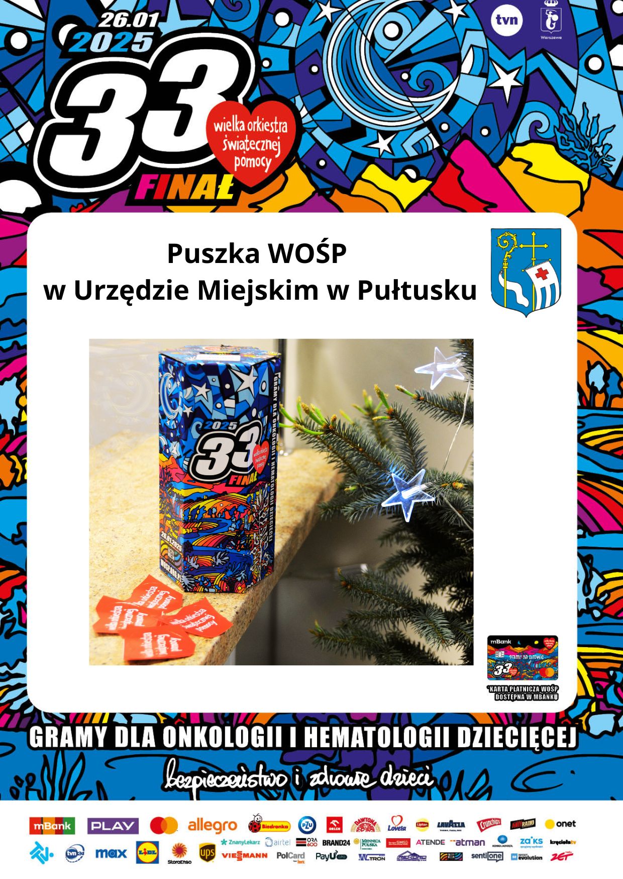 Licytacje WOŚP 2025 puszka