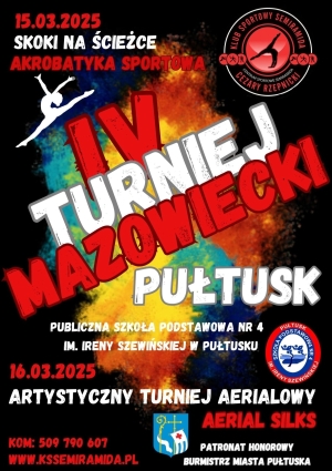 IV TURNIEJ MAZOWIECKI – zapraszamy!