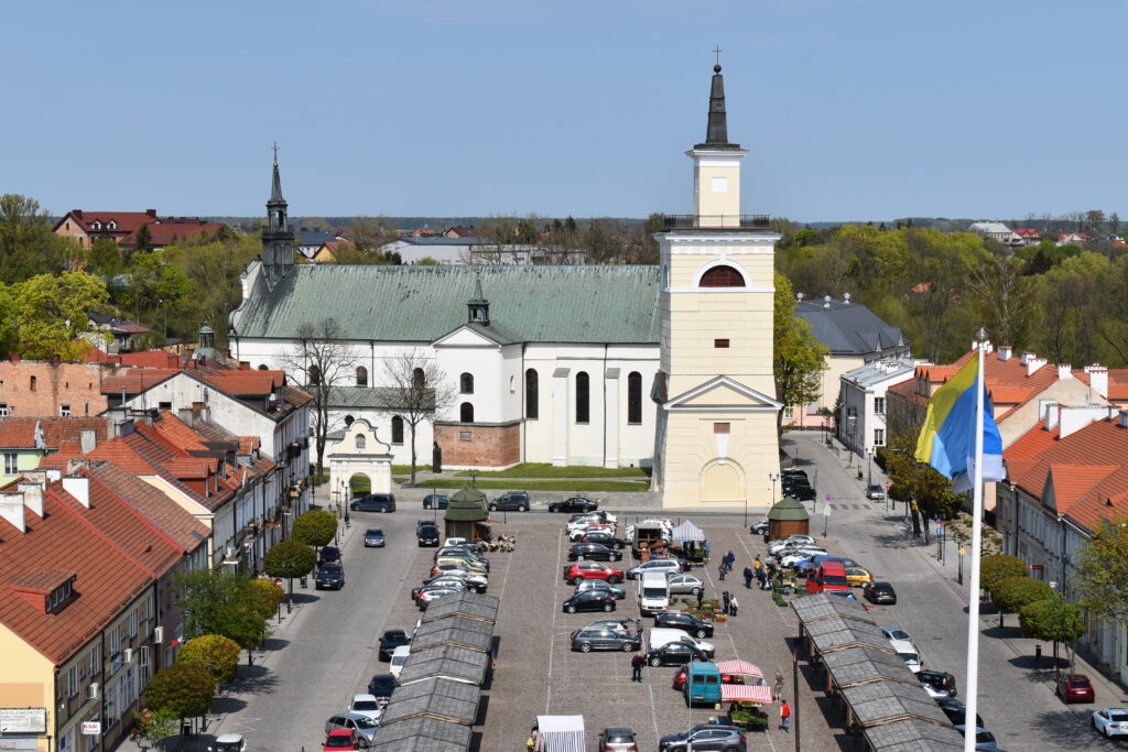 Zdjęcie z Trasy Eko-busu (Widok na Rynek z wieży ratuszowej)