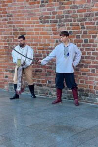 XII Pułtuska Noc Muzeów - pokazy walk przy ratuszu (2)
