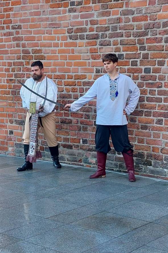 XII Pułtuska Noc Muzeów - pokazy walk przy ratuszu (2)