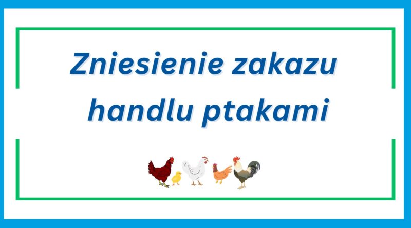 Zniesienie zakazu handlu ptakami (Obrazek wyróżniający)