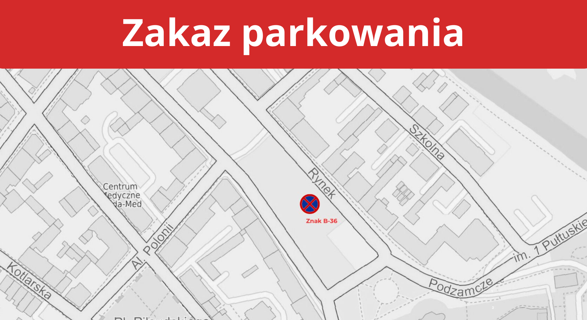 Zakaz parkowania (mapa)