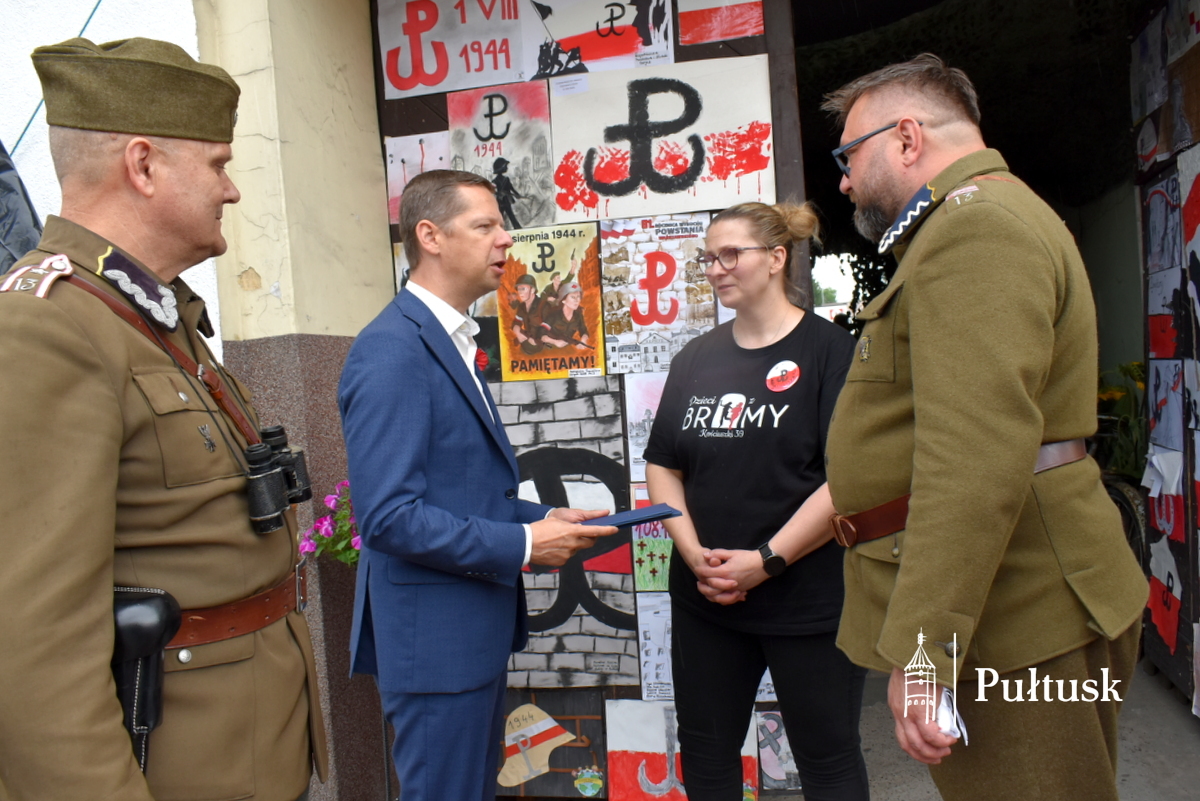 Pułtuskie obchody 81.rocznicy wybuchu Powstania Warszawskiego