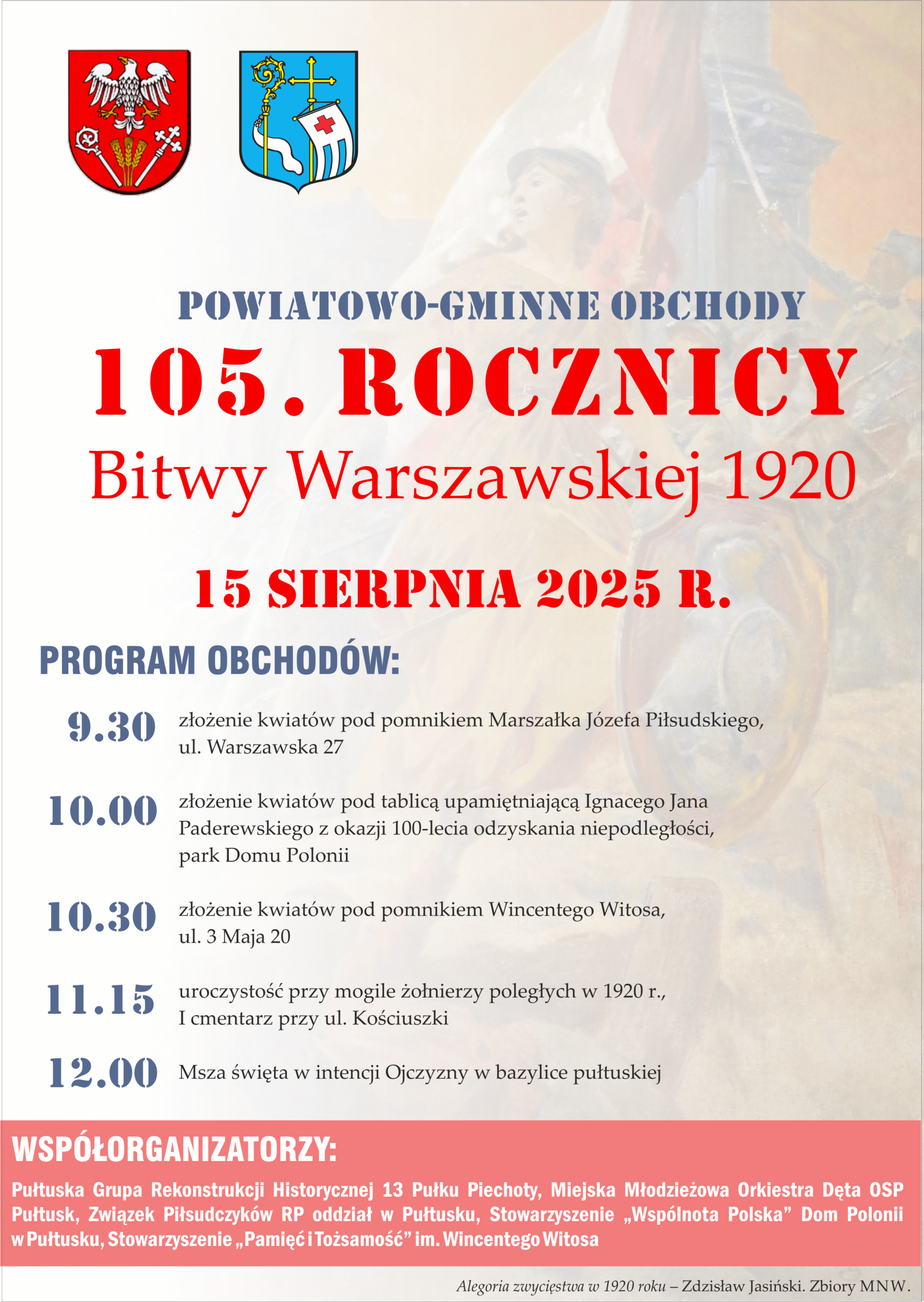 Powiatowo-Gminne Obchody 105. Rocznicy Bitwy Warszawskiej 1920