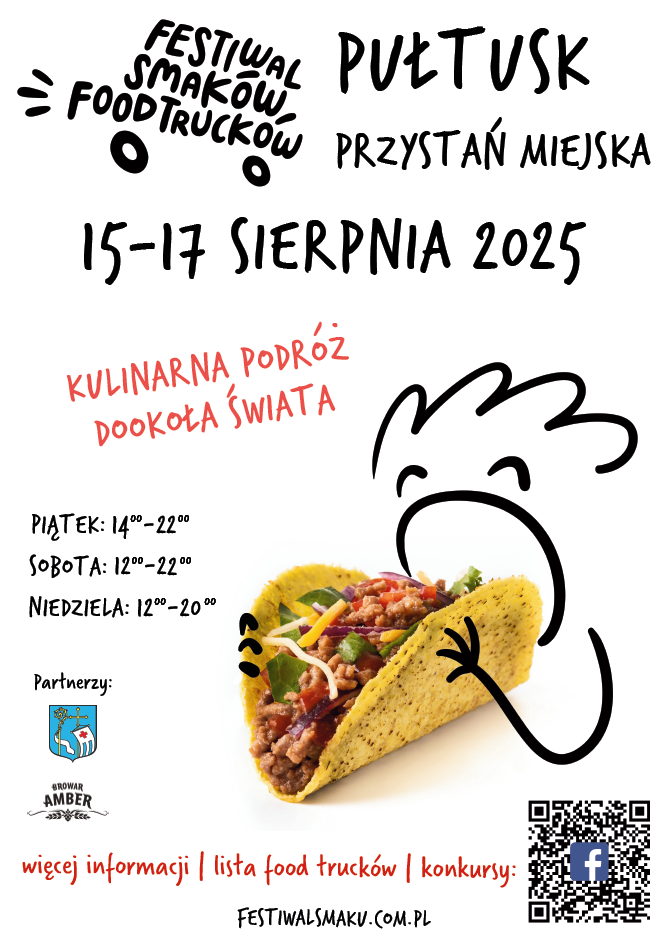 Plakat Festiwal Food Trucków 2025