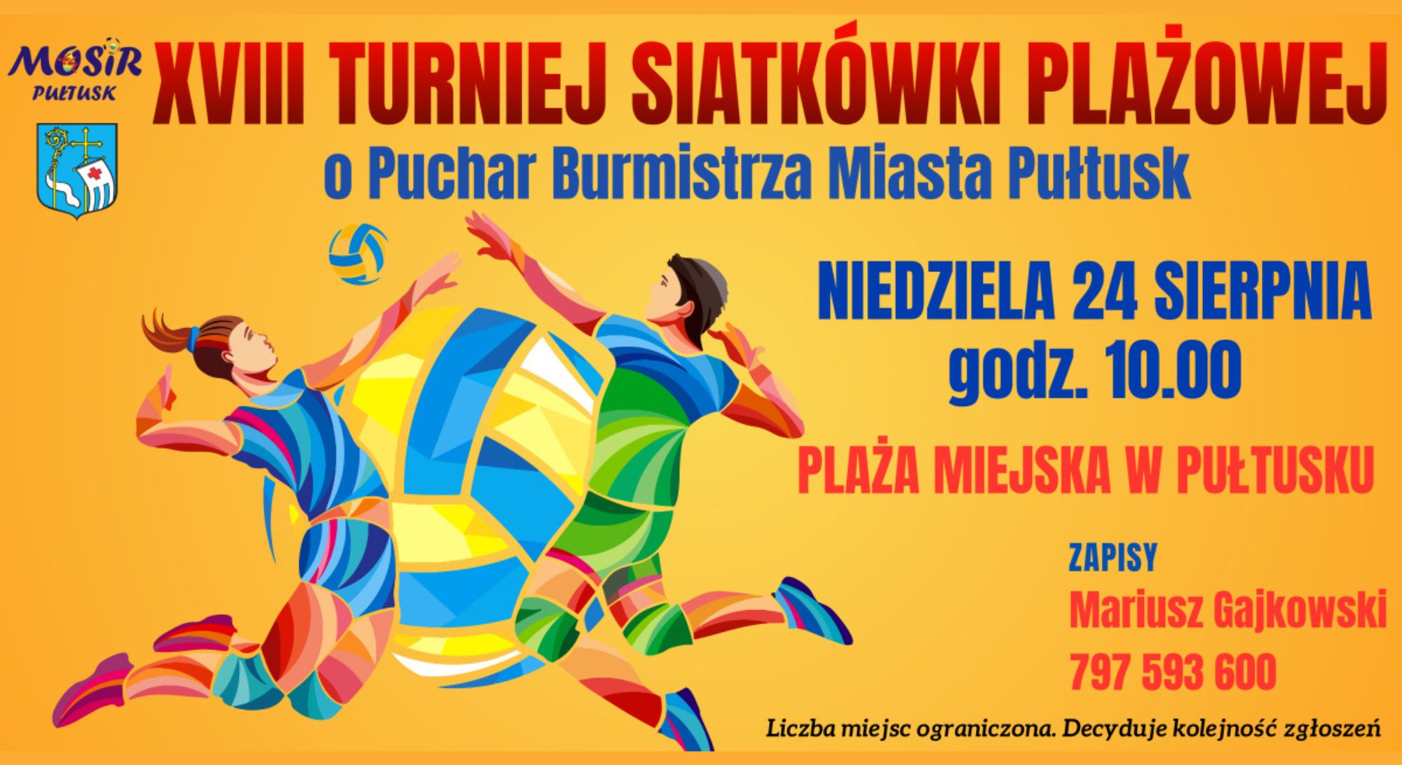 XVIII Turniej Siatkówki Plażowej o Puchar Burmistrza Miasta Pułtusk
