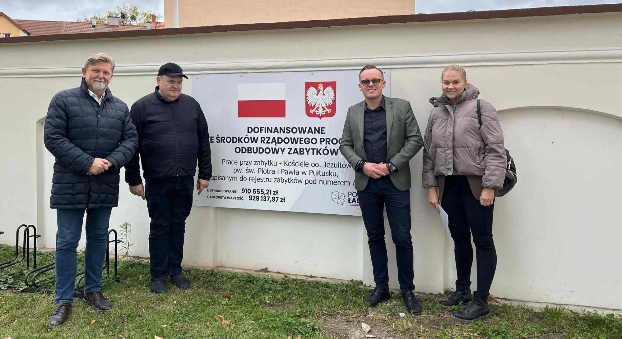Odbiór końcowy zadania „Prace przy zabytku – Kościele oo. Jezuitów p.w. św. św. Piotra i Pawła w Pułtusku