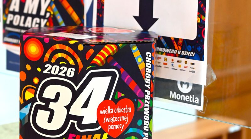 Puszka WOŚP w Urzędzie Miejskim w Pułtusku