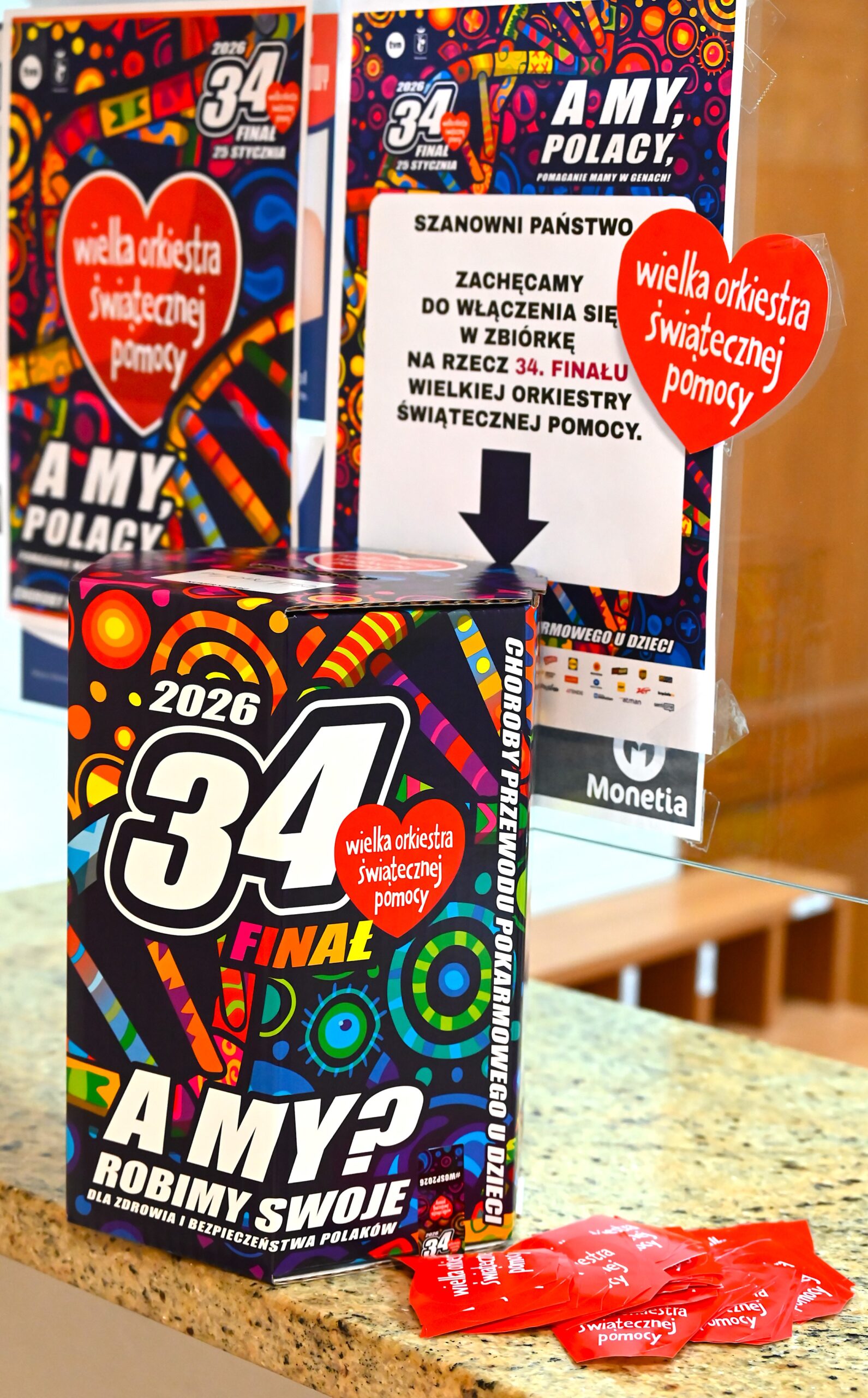 Puszka WOŚP w Urzędzie Miejskim w Pułtusku