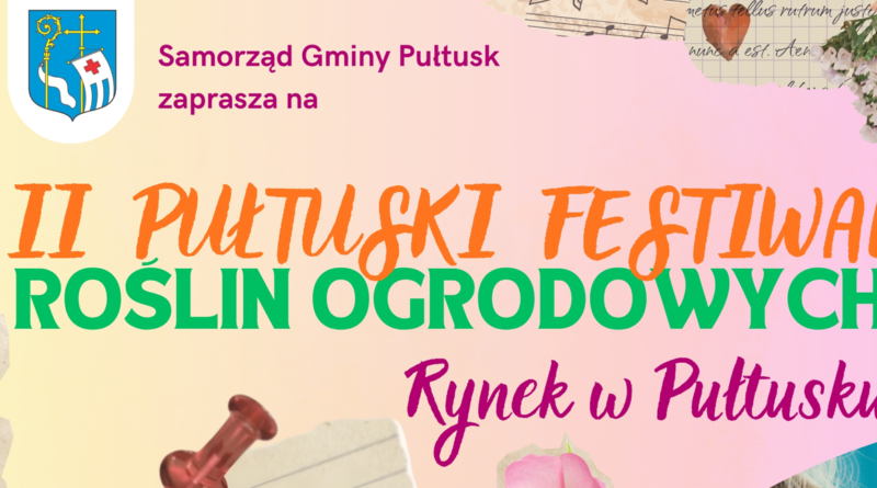 II PUŁTUSKI FESTIWAL ROŚLIN OGRODOWYCH (grafika)