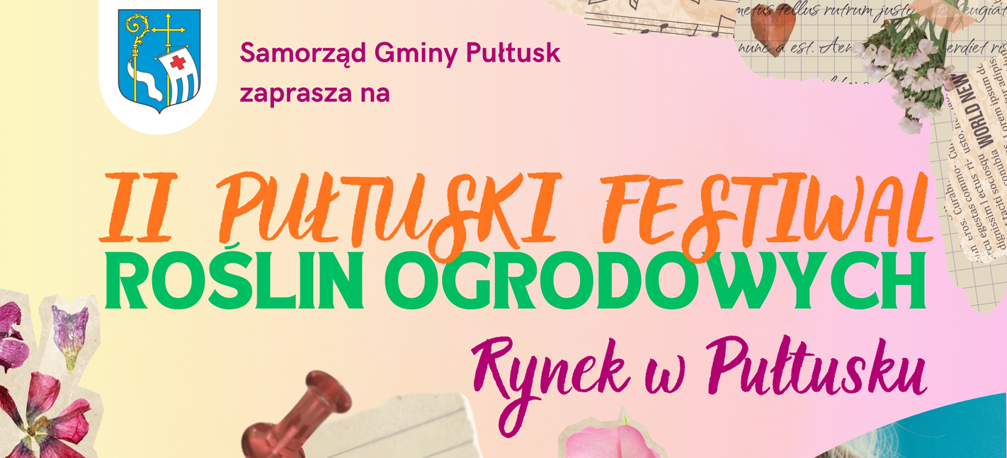 II PUŁTUSKI FESTIWAL ROŚLIN OGRODOWYCH (grafika)