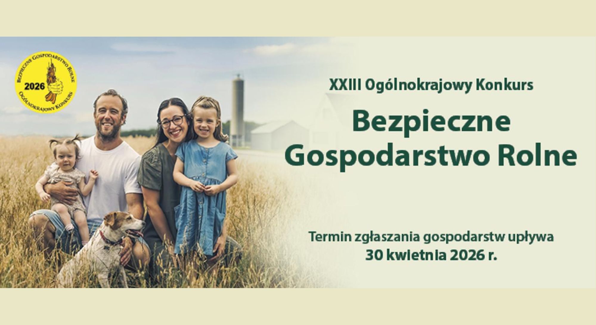 XXIII Ogólnokrajowy Konkurs Bezpieczne Gospodarstwo Rolne (Obrazek wyróżniający)