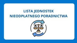 LISTA JEDNOSTEK NIEODPŁATNEGO PORADNICTWA (Obrazek wyróżniający)