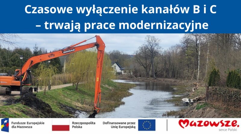 Czasowe wyłączenie kanałów B i C – trwają prace modernizacyjne (Zdjęcie przedstawiające kanał)