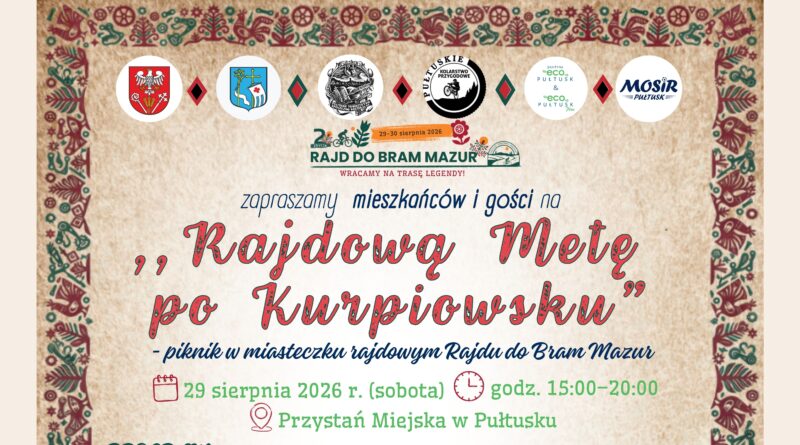 Obrazek wyróżniający dot. "Rajdowej Mety po Kurpiowsku"