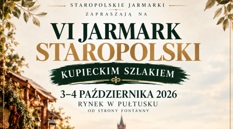 Plakat zapraszający na Jarmark Staropolski